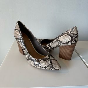 Snakeskin Heels